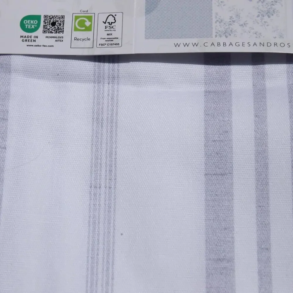 Cabbages & Roses London Kitchen Towel Set 3 Pc 100% Cotton Designed in the UK
